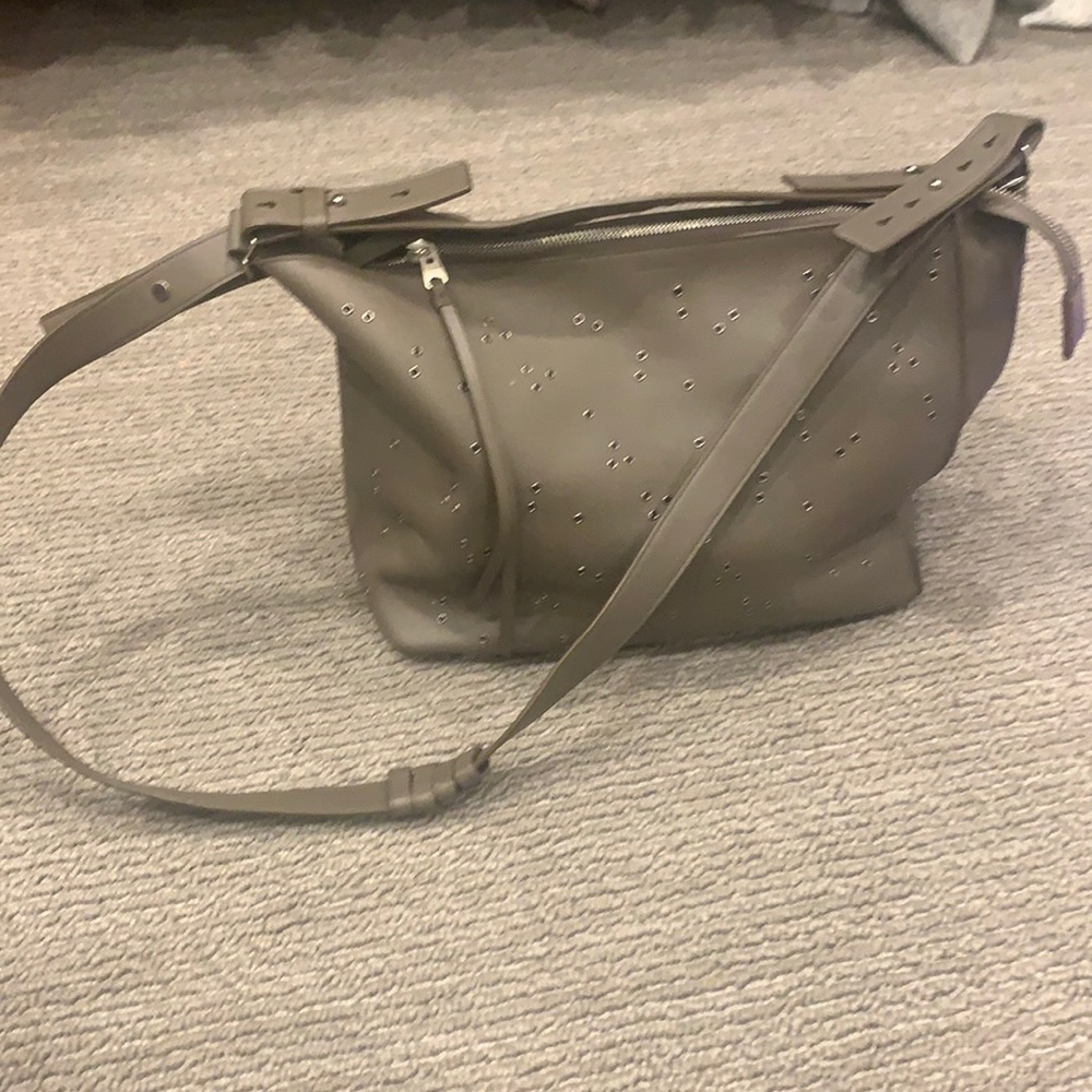 All Saints cross body bag with small zipper pouch